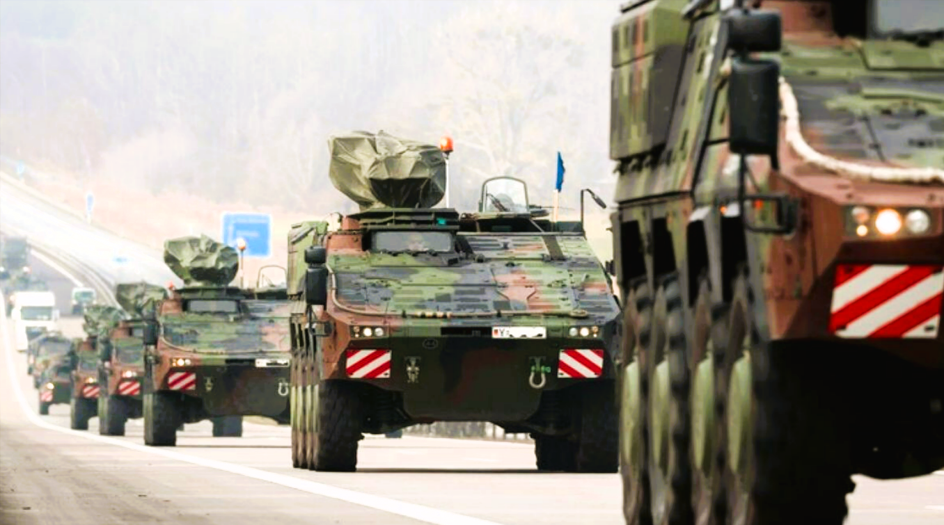 Richtung Osten! Militärkolonnen rollen durch Deutschland - Bürger besorgt