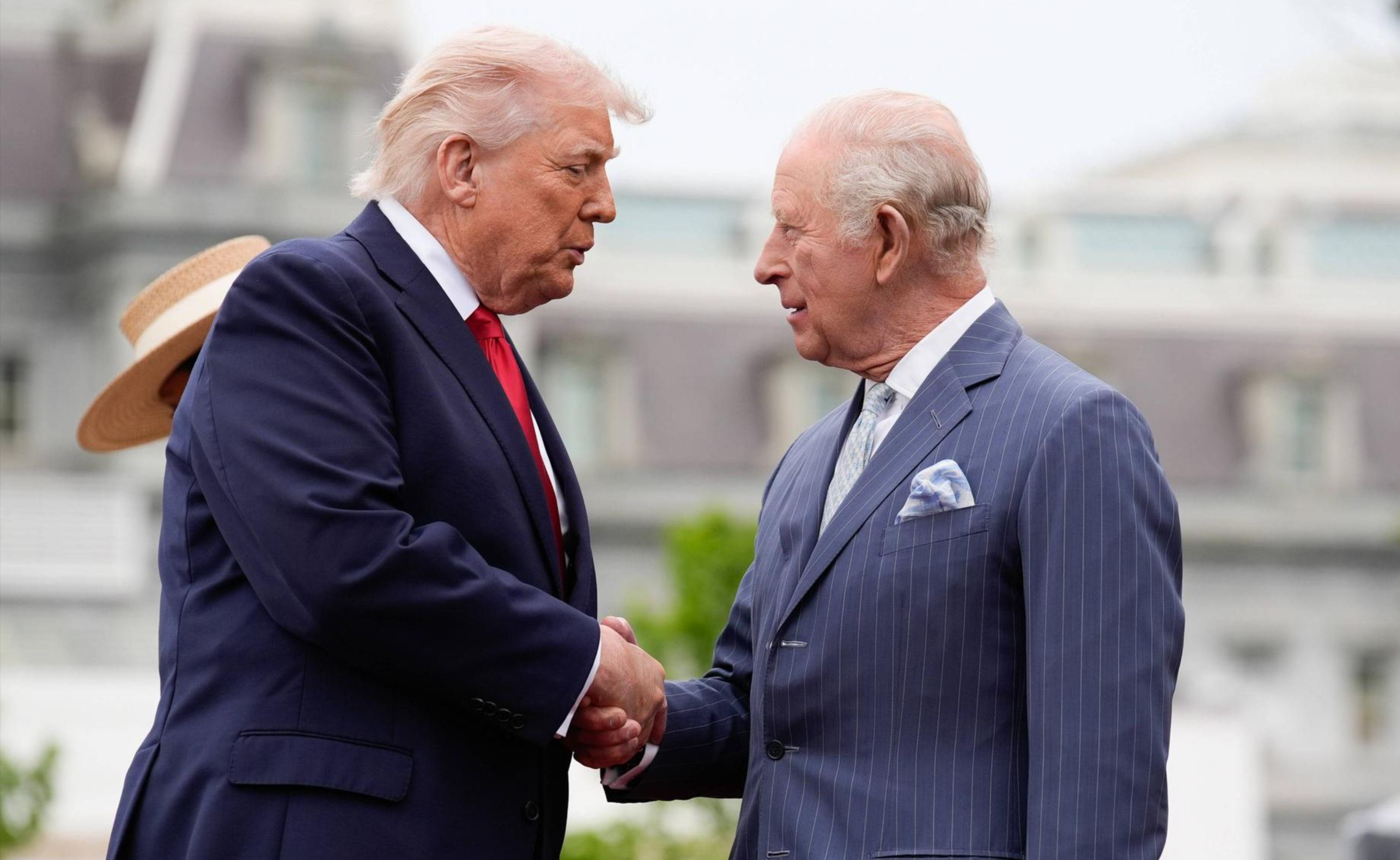 Trump Claims Distant Kinship to King Charles — Hints at Buckingham Palace Aspirations!