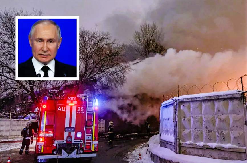 Putins Ölreserven brennen! Ukrainische Drohne trifft russisches Treibstofflager - Brand wütet seit 3 Tagen